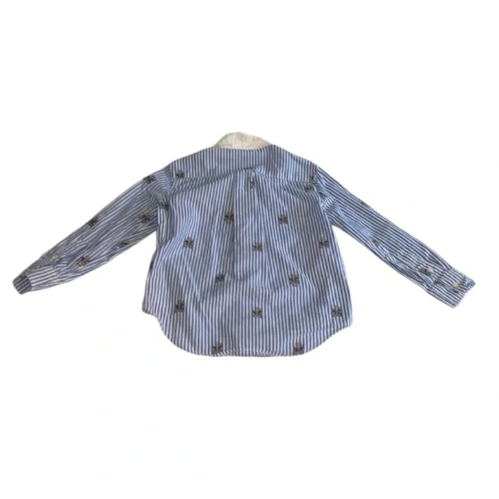 Authentic Ralph Lauren Polo signature designer bear button down sz 4T